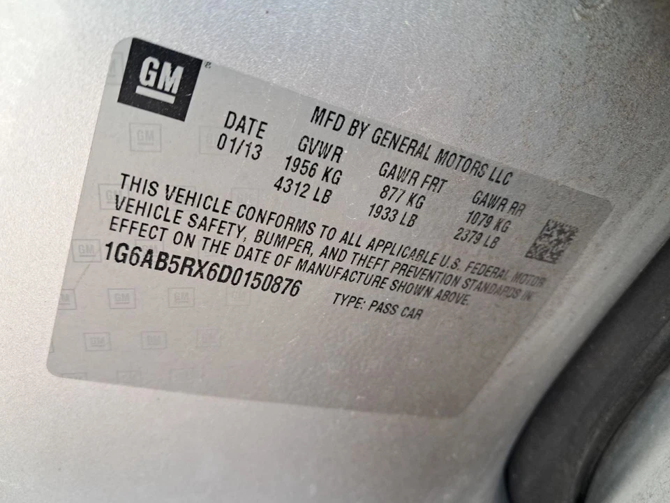 Interruptor de columna VIN P 4º dígito limitado rueda crucero compatible con 11-16 CRUZE 2646507 Foto 4 de 4