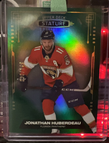 2021-22 Upper Deck Statura #88 Jonathan Huberdeau Verde #/149 - Foto 1 di 2