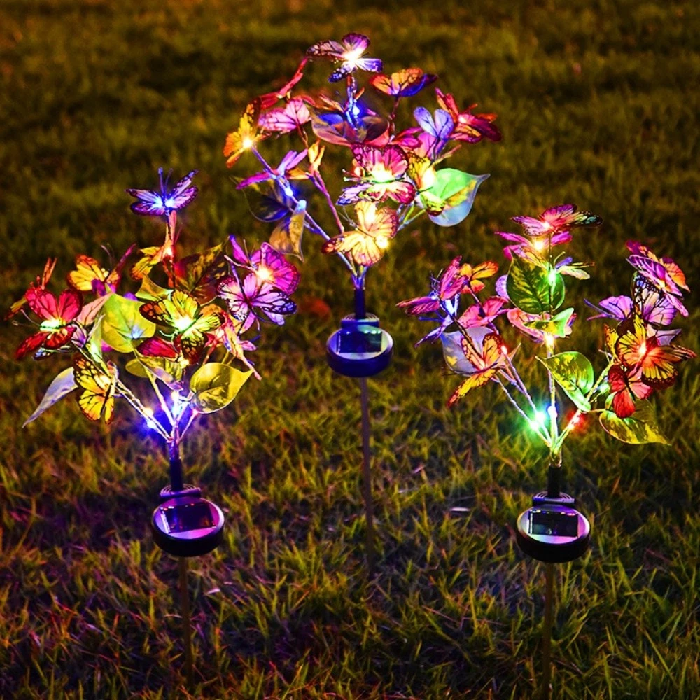 LED Solar Ground Lamp Butterfly Design Outdoor Courtyard Landscape Light
Opens in a new window or ta
