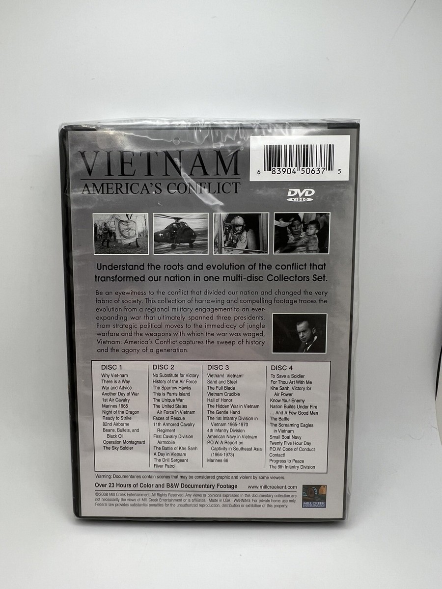 (未使用･未開封品)Vietnam: America&#39;s Conflict [DVD] Vietnam War America's Conflict DVD set,War Documentary