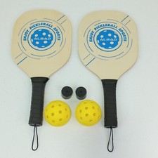 Premium Pickleball Wood Paddles 2 pack, Professional Indoor  Outdoor Pickleball