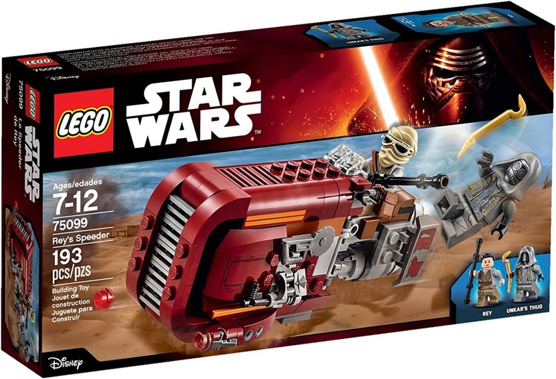 NEW SEALED LEGO 75099 STAR WARS REY'S SPEEDER RETIRED SET