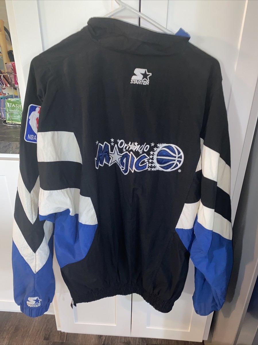 ORLANDO MAGIC Jacket STARTER LARGE NBA Embroidered Logo