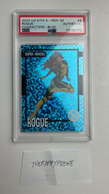 【超希少1/100】KITH X-MEN ローグ PSA認証 カード 2023 UD Kith x Asics X- Men 92/97 Rogue Blue #5 PSA Graded Card 1