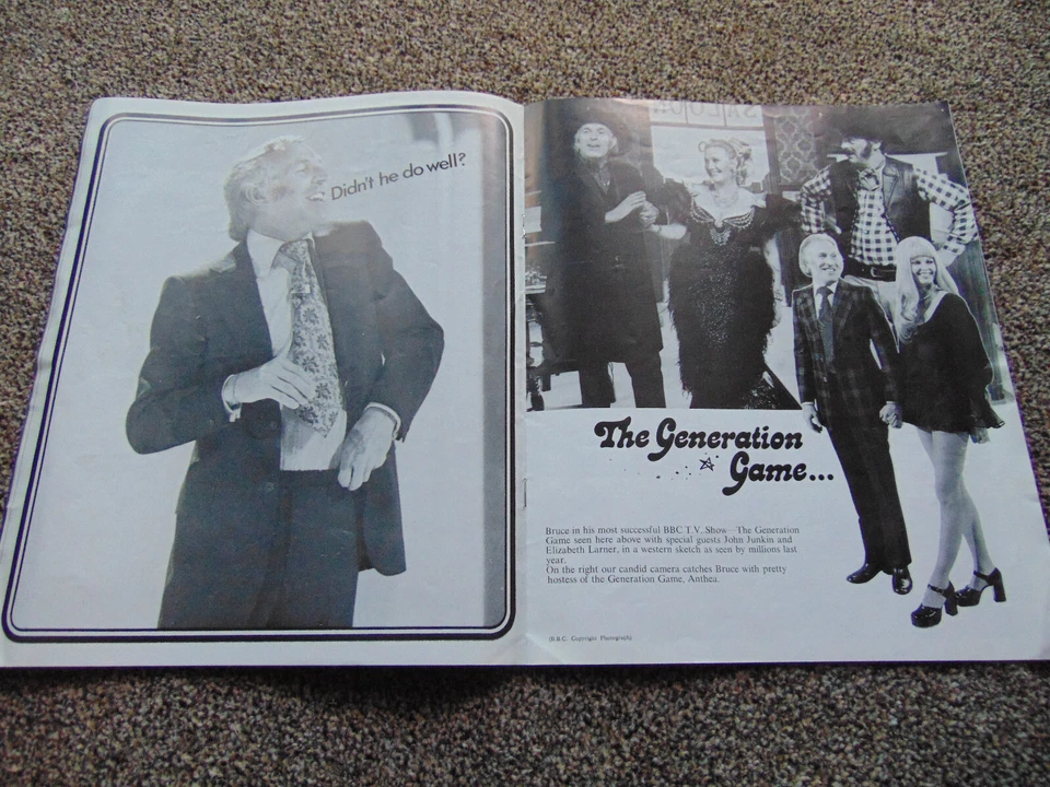 Bruce Forsyth theatre programme/ brochure (1973 Palladium, Kenneth McKellar) - Image 3 of 3