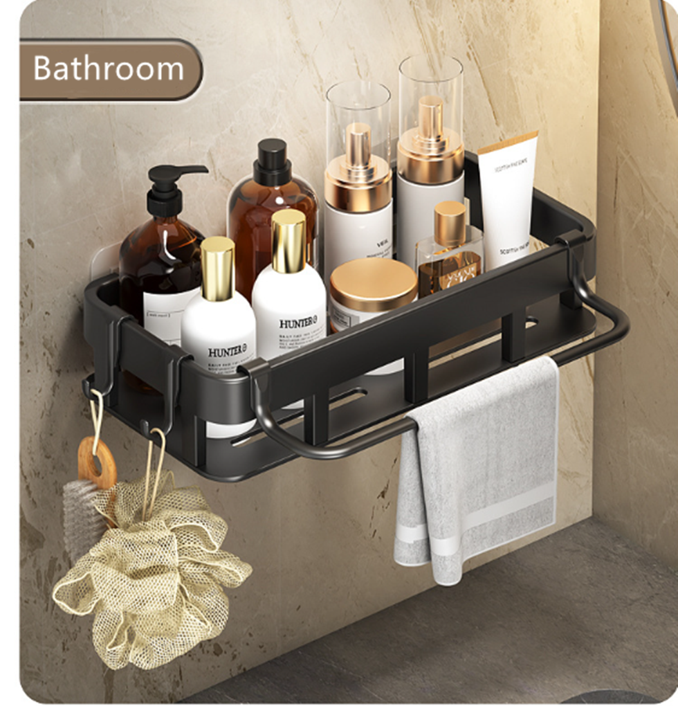 Tidy Wall Mounted Stainless Steel Sink Organise Tray Towel Rack and