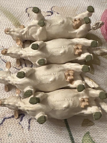 BRITAINS FARM Charolais Cattle Cows Standing 1979 Lot Of 4 - Picture 4 of 8