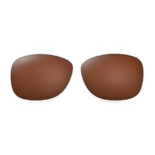 Walleva Brown Polarized Replacement Lenses For Ray-Ban Wayfarer RB2140 54mm