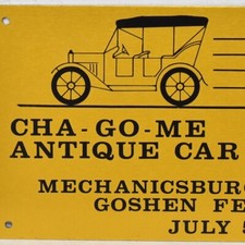 1970 Goshen Festival Cha-Go-Me Antique Car Club Mechanicsburg Champaign Co Ohio