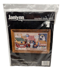 Noah's Ark Counted Cross Stitch Kit Janlynn 89-63 Complete New Sealed 1995
