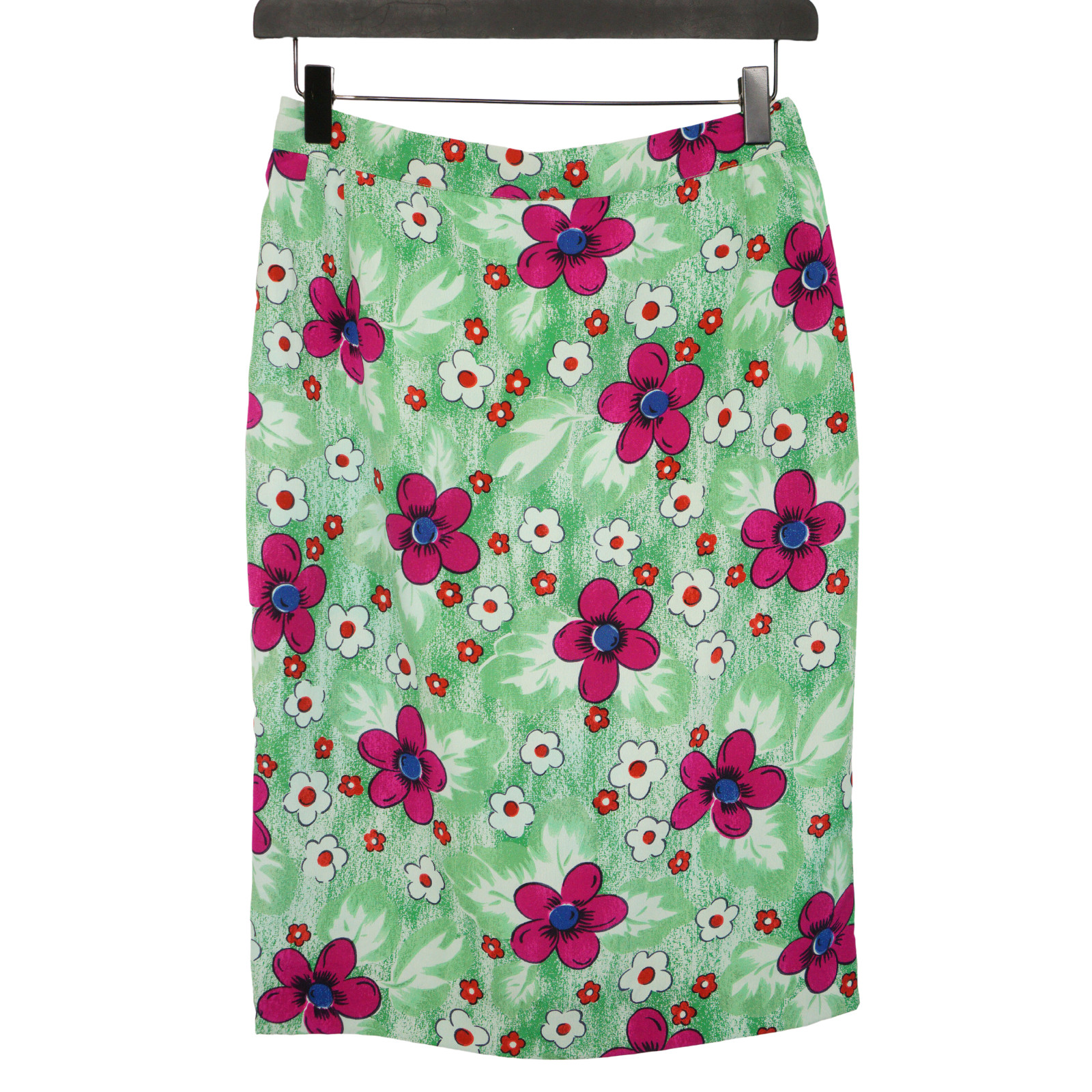 Women Valentino Boutique Skirt Green Made In Italy M IT42 F38 US8 GB10 XME537