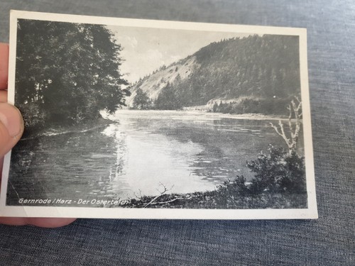 Easter pond Genrode resin photo postcard 1943 postcard German Reich WW2 - Picture 4 of 8