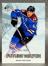 2011-12 SP Authentic Future Watch #189 Brad Malone RC 281/999