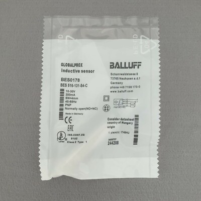 New Balluff BES 516-131-S4-C Inductive Proximity Switch Sensor FREE SHIPPING