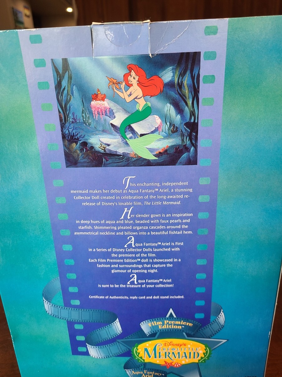 Disney's The Little Mermaid Aqua Fantasy Ariel Doll 1997 Mattel