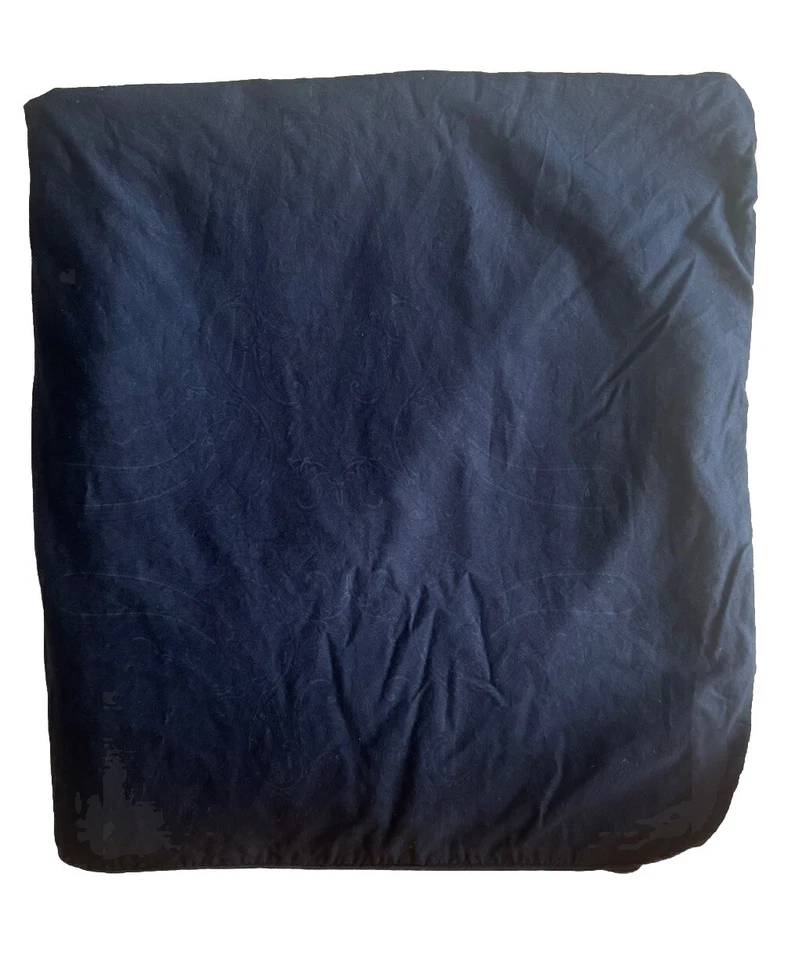 Funda nórdica Ralph Lauren Home Doncaster azul marino cachemir 400TC ~ completa / reina Foto 2 de 4