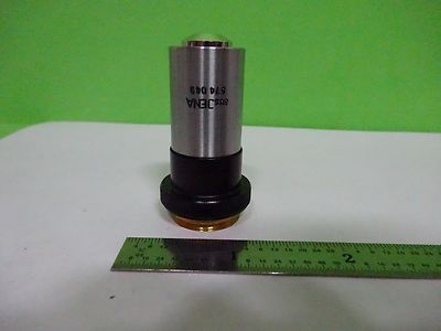 MICROSCOPE PART OBJECTIVE AUS JENA 12.5X PLANACHROMAT OPTICS