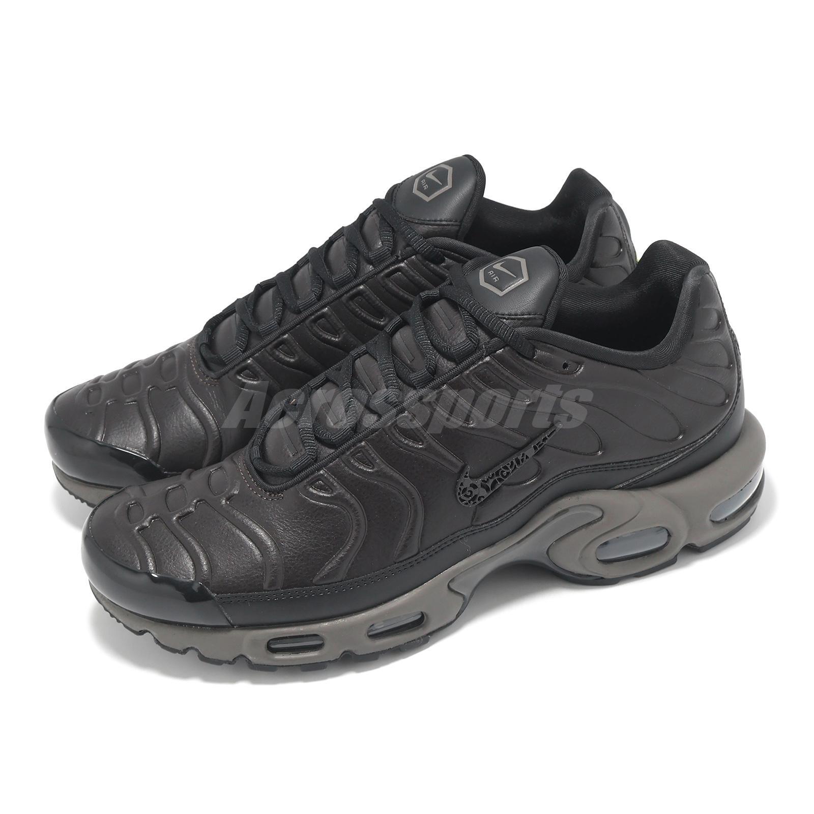 Nike Air Max Plus PRM Black Tea Petra Brown Men Casual Lifestyle Shoe HJ4519-200