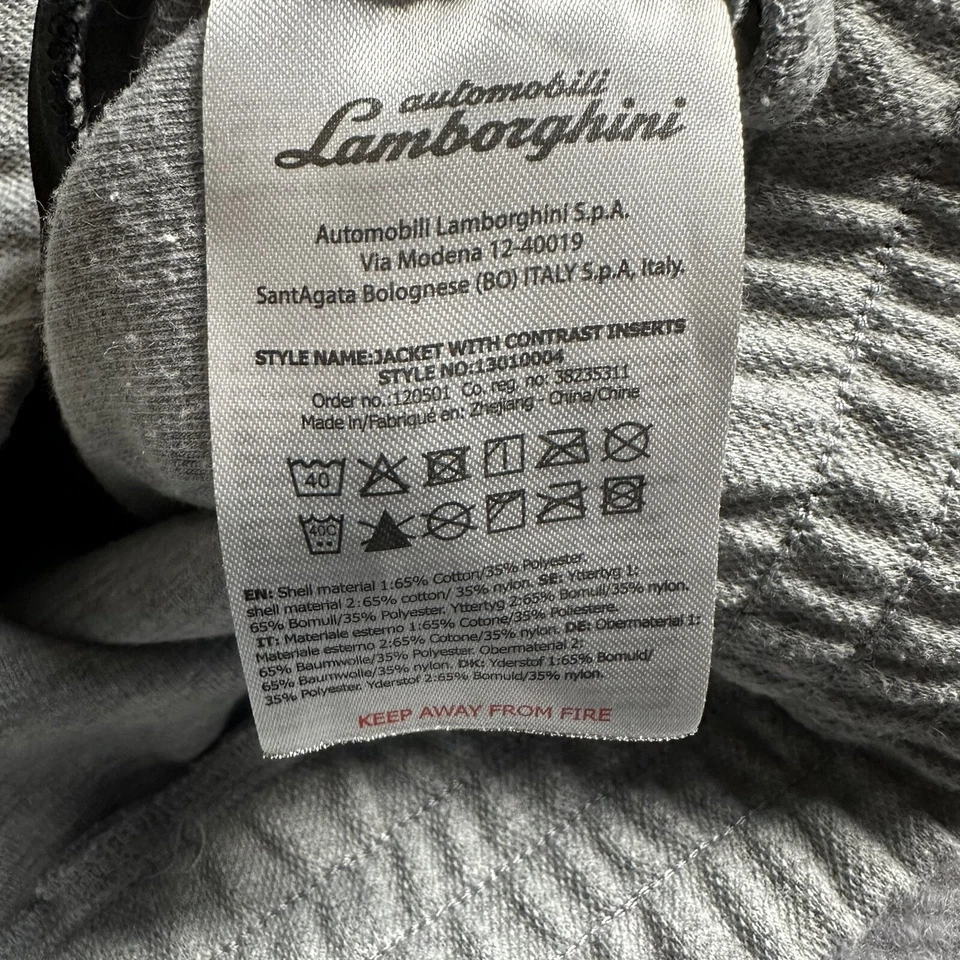 Jaqueta de inverno automobili Lamborghini infantil masculina tamanho 140/68 10 anos - Imagem 4 de 4