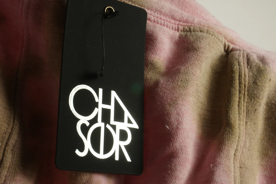 全新 Chaser Fleece 棉羊绒混纺运动短裤 女式 M 码 粉色 领带 染料 — 第 4/4 张图片