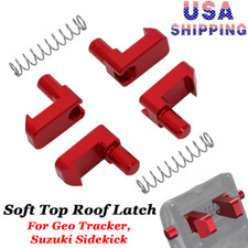 Us For Geo Tracker Suzuki Sidekick Soft Top Roof Latch Clips Springs Aluminum