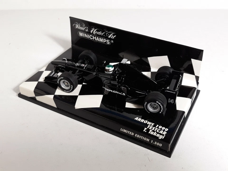Minichamps 1:43 - Arrows Testcar 1999 - #14 T. Takagi - Lim. Ed. 1500 - Mint - Immagine 3 di 4