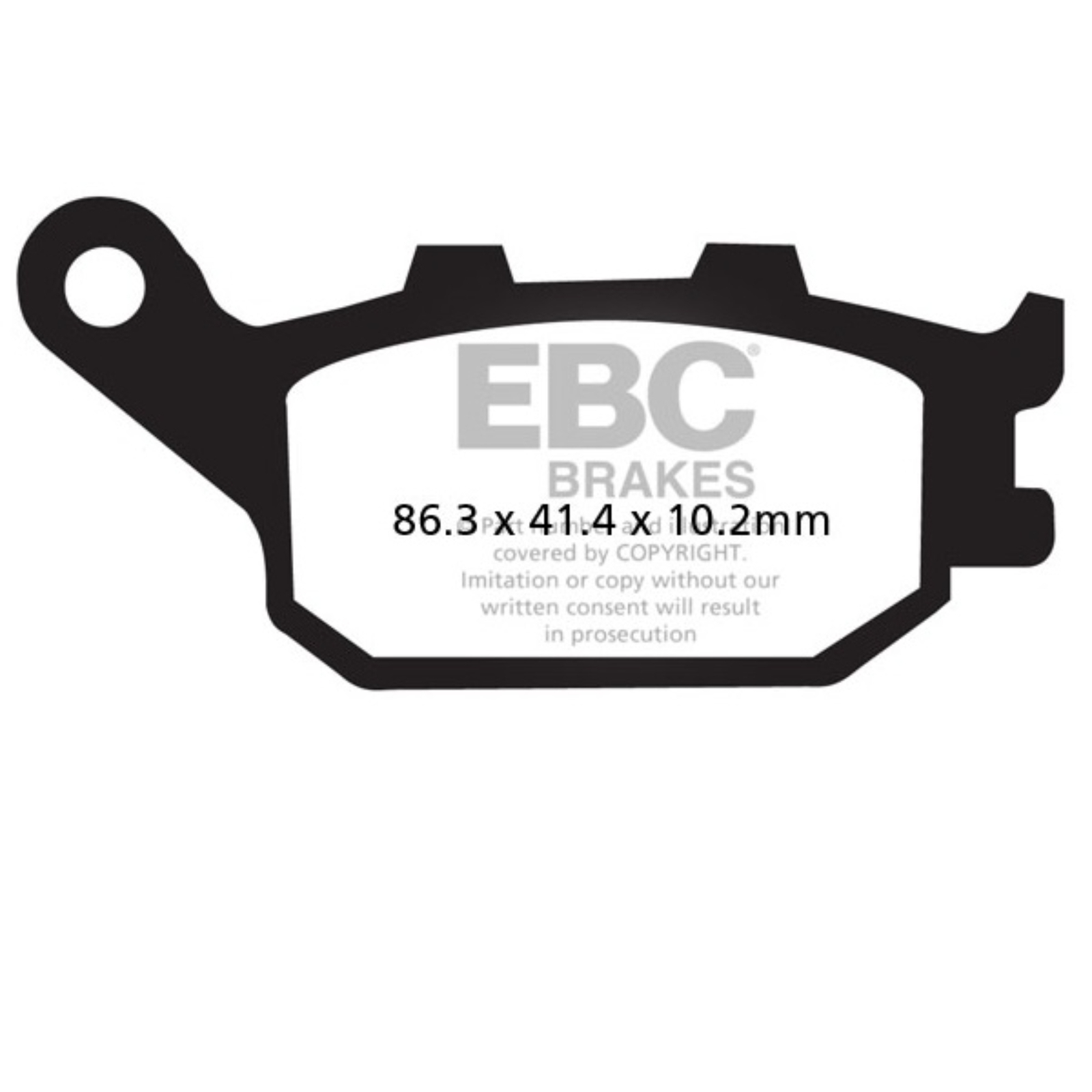 EBC Semi Sintered VPads Rear Brake Pads For Yamaha 2012 FZ8 eBay