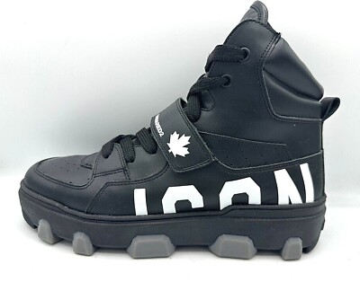 MENS SNEAKERS DSQUARED2 SNM0182 ICON BLACK NEW COLLECTION 2023