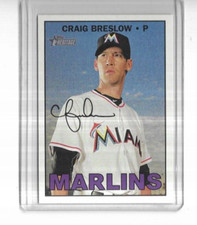 2016 Topps Heritage High Number #569 Craig Breslow Miami Marlins