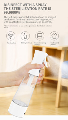 Portable Household Disinfectant Spray Generator| SODIUM HYPOCHLORITE MACHINE