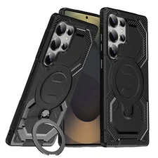 For Samsung Galaxy A16 A15 A35 A25 A06 A14 Shockproof Ring Stand Mag Safe Case