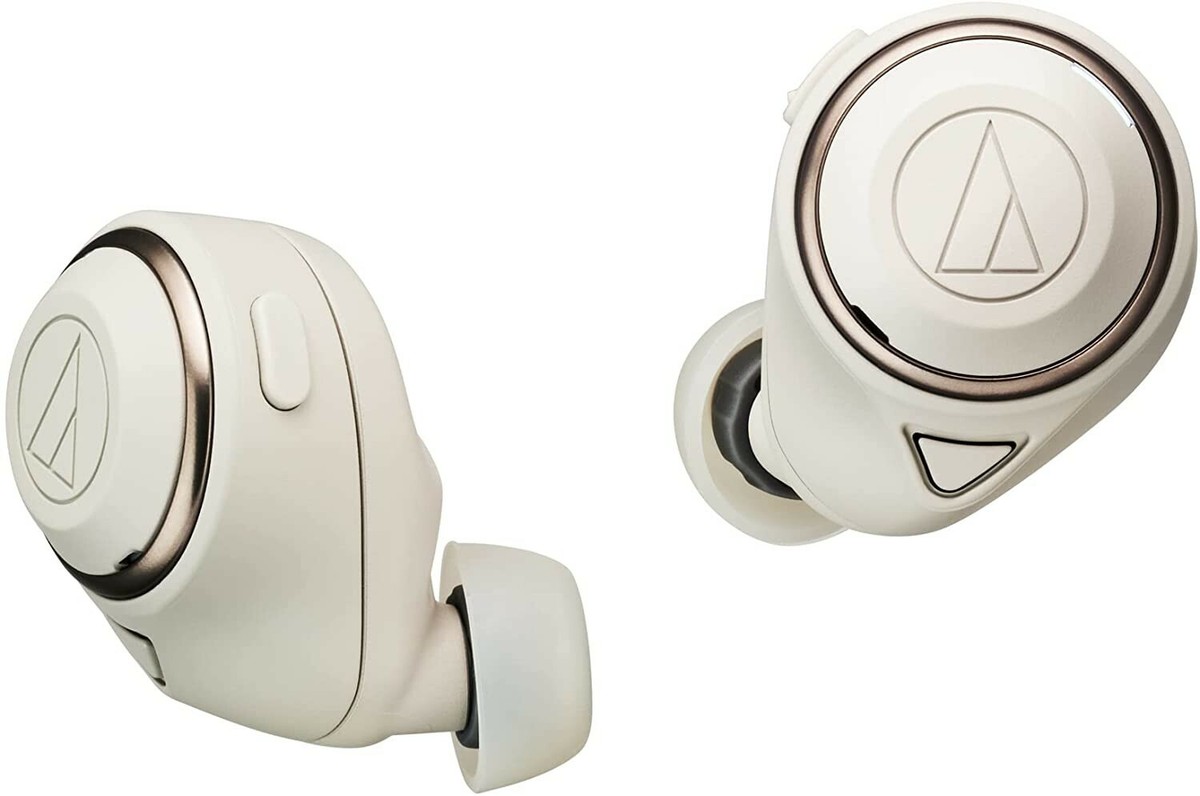 良好品】 audio−technica ATH-CKS50TW BG CREAM ヘッドフォン