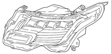 2018-2020 OEM Ranger Rover Sport Left Headlight w/LED Premium pkg (LR116467) (t)