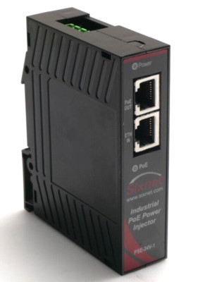 Sixnet Industrial PoE Power Injector PSE-24V-1 | Rev. 3.00 | EB-PSE-24V-1B