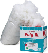 The Original Poly-Fil Premium Polyester Fiber Fill Soft Pillow Stuffing 5 Lbs