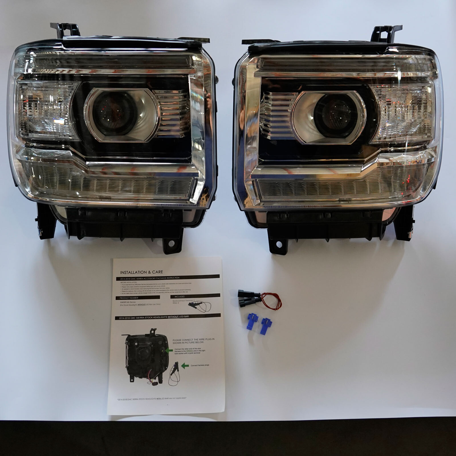 Headlight for 2014-2018 GMC Sierra 1500 2015-2019 Sierra 2500 HD 3500 TX/GA