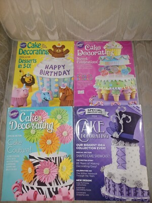 4 Wilton Cake Decorating Yearbook Magazines 2009 2012 2013 2014 Cooking Food Lot