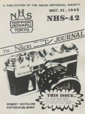 Nikon Historical Society Journal 1993; Nikon World War II Ordnance