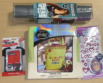 Canvas Tote Bag Next Style DIY ready to decorate craft project lot fun creative