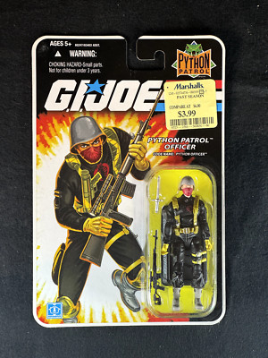 GI Joe Cobra Enemy Python Patrol Officer 3 3/4'' Figure NEW 25th Ann 2007 4115