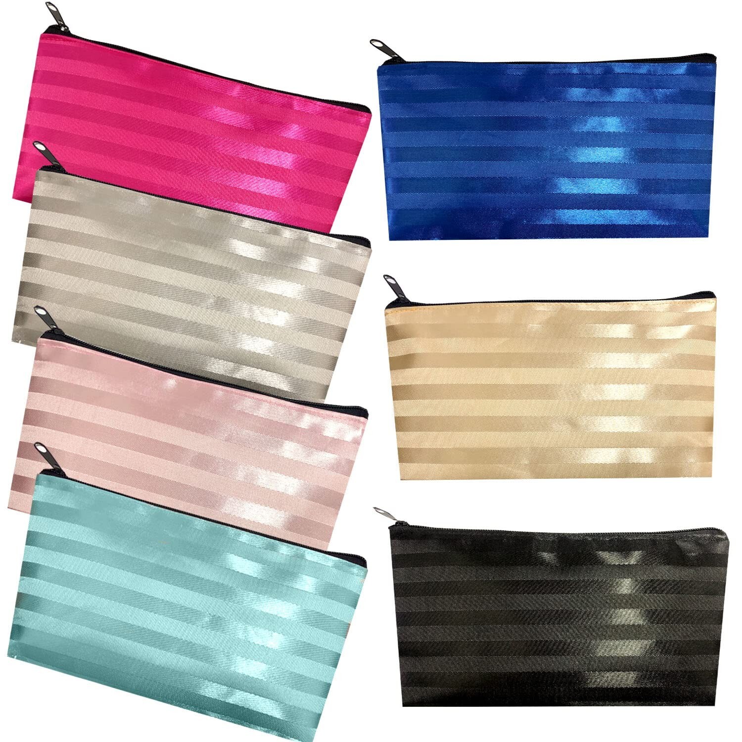 7-Pack Multi-Purpose Fashion Design Bags for Makeup Cosmetics Storage