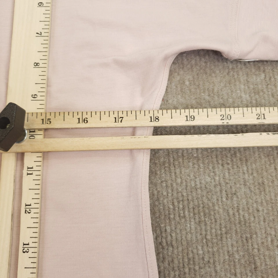 Camisa Columbia Mujer XS Extra Pequeña Rosa Manga Corta Elastizada Foto 3 de 4