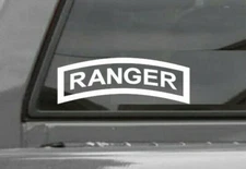 U.S. ARMY RANGER TAB Vinyl Window Decal