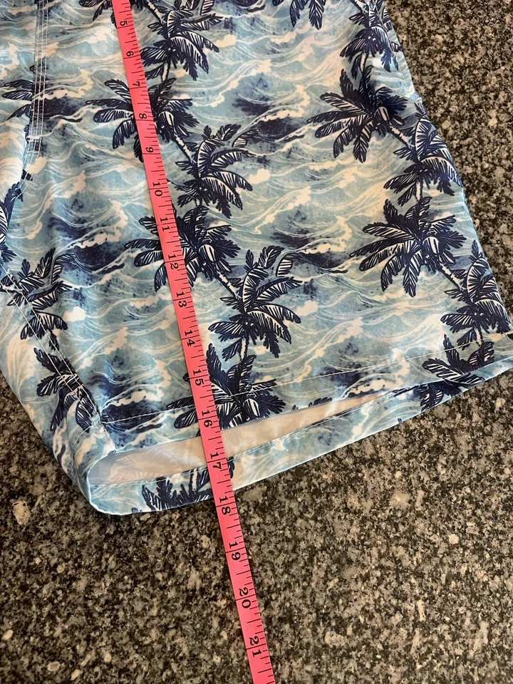 Bañador Blue Wave Talla Grande Azul Palmera Ondas (A5) Foto 2 de 4