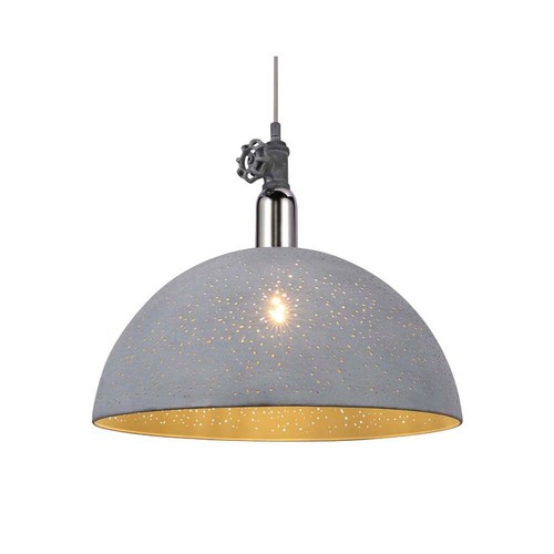Lampada A Sospensione Design Con Motivo Grigia Rotonda Per La Stanza - Foto 7 di 10