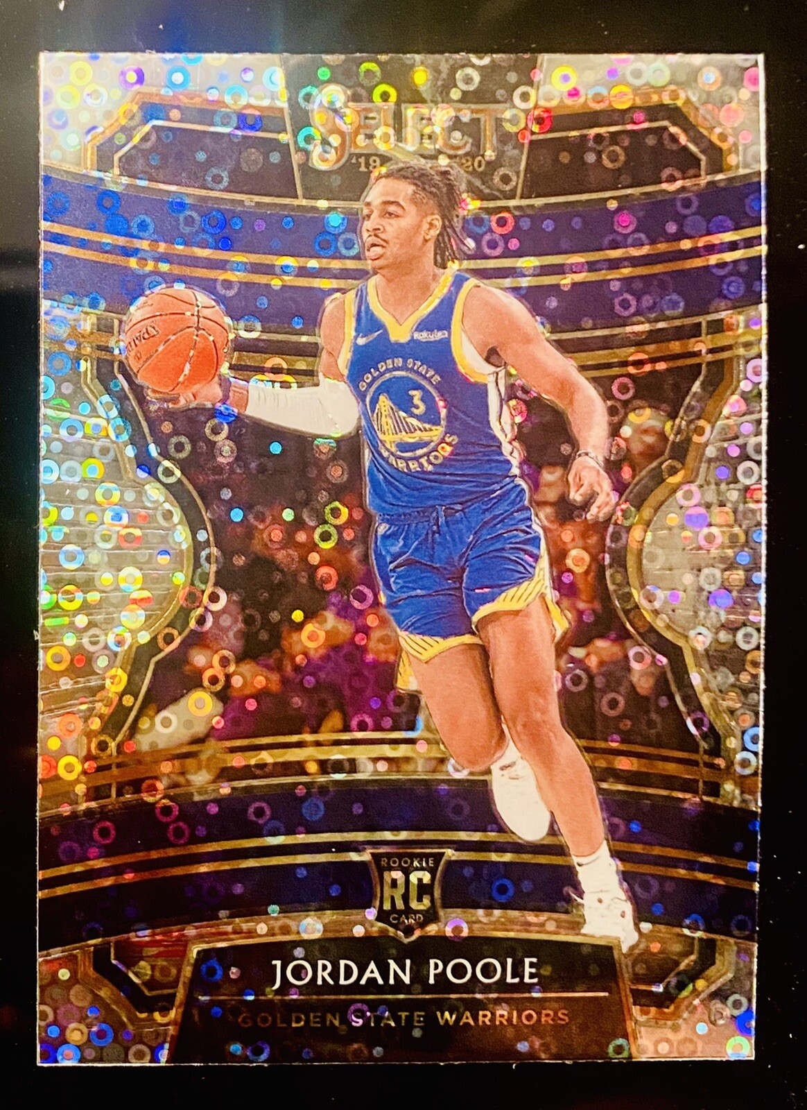 2019-20 Select Jordan Poole Silver Disco Prizm Rookie RC #94
