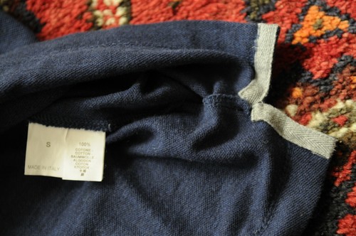 POLO DE MANGA LARGA NUEVO AZUL OSCURO DE BRUNELLO CUCINELLI. S.NEW. - Imagen 3 de 3