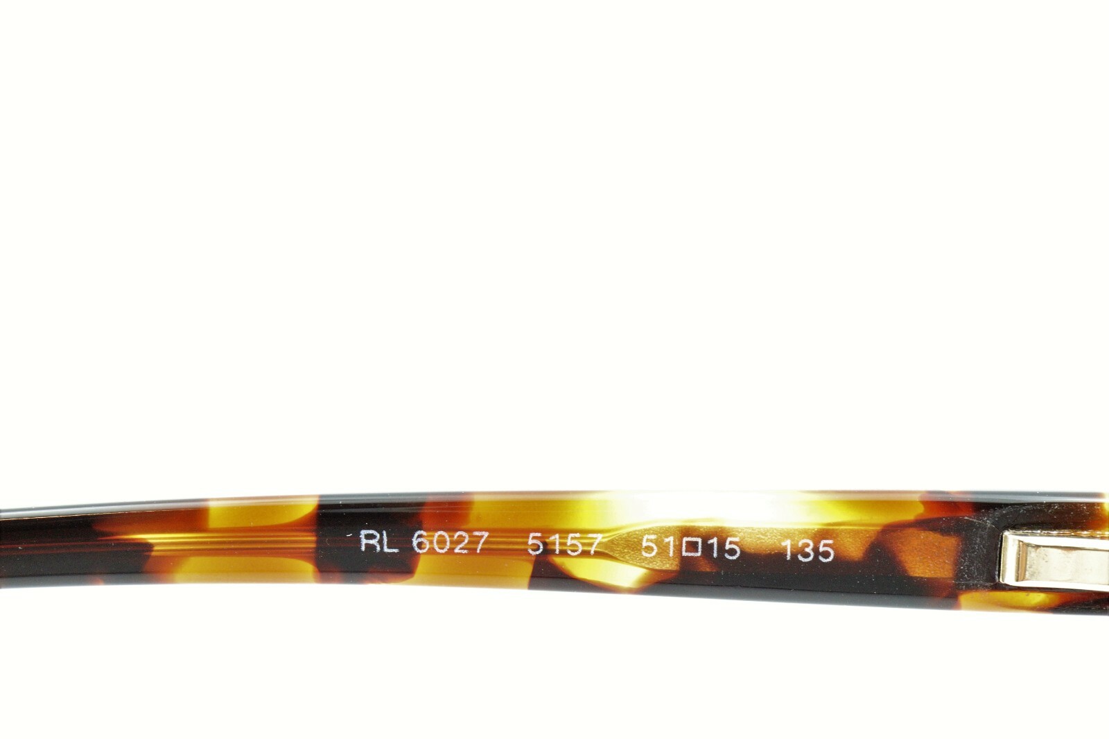 RALPH LAUREN RL6027 5157 Lt. Brown/Tortoise 51-15-135 Frames Flex ITALY Z204 thumbnail 10