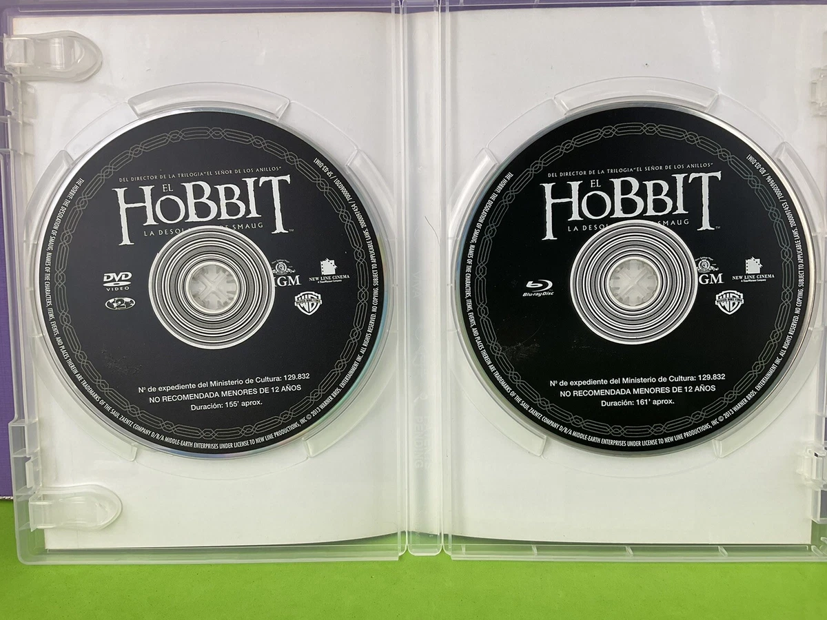 EL HOBBIT, LA DESOLACIÓN DE SMAUG- BLU RAY+ DVD- USADO GARANTIZADO DE VIDEOCLUB