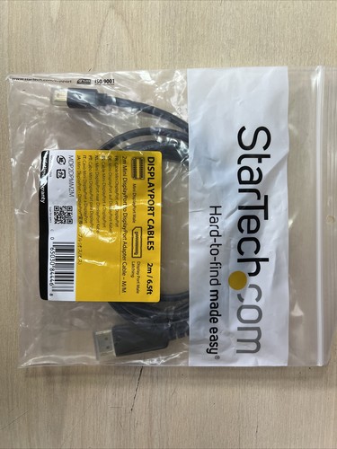 Mini DP Display Port to DisplayPort Male Cable Lead for Macbook Laptop monitors - Picture 4 of 4